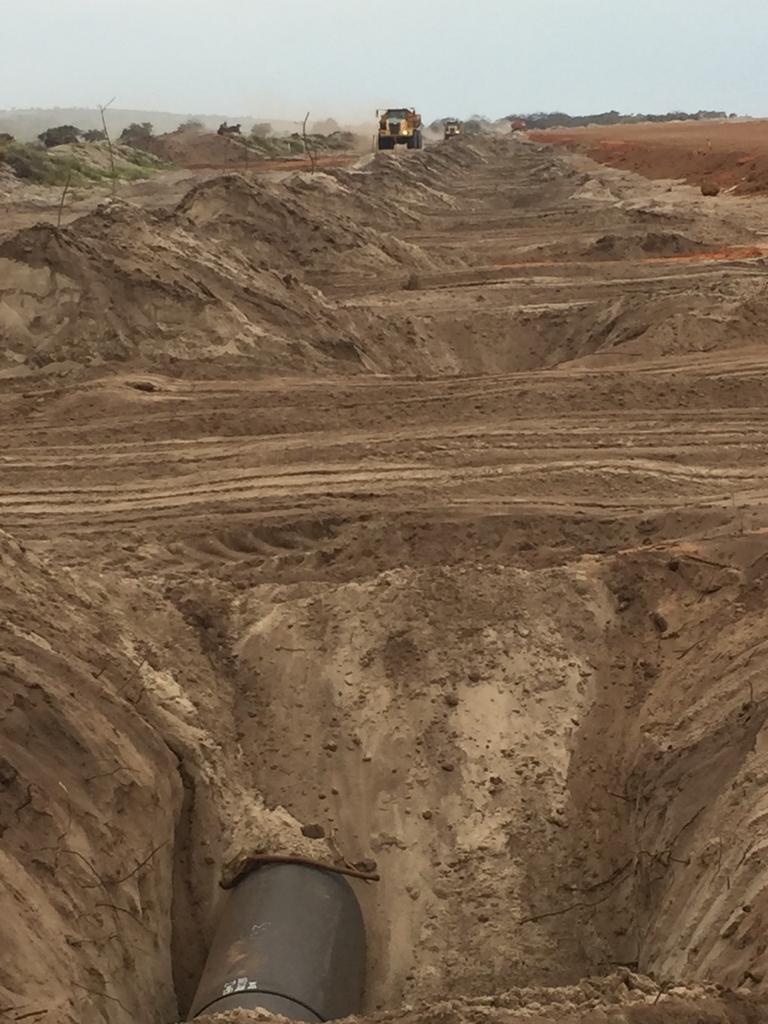 Overland Raw Water & Slurry Pipeline - FIDIC Contract — photo 10